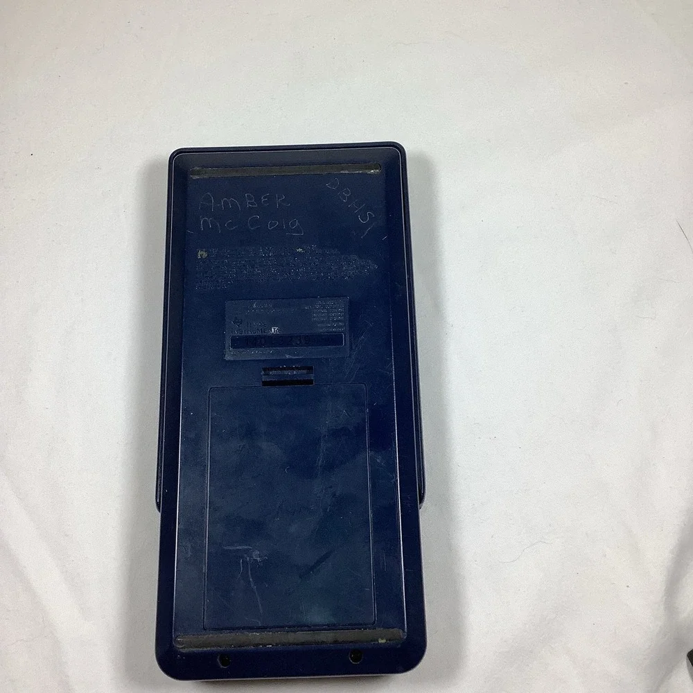 Texas Instruments TI-81 Graphing Calculator Blue w/ Cover